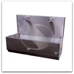 Умывальник с клапаном на две секции